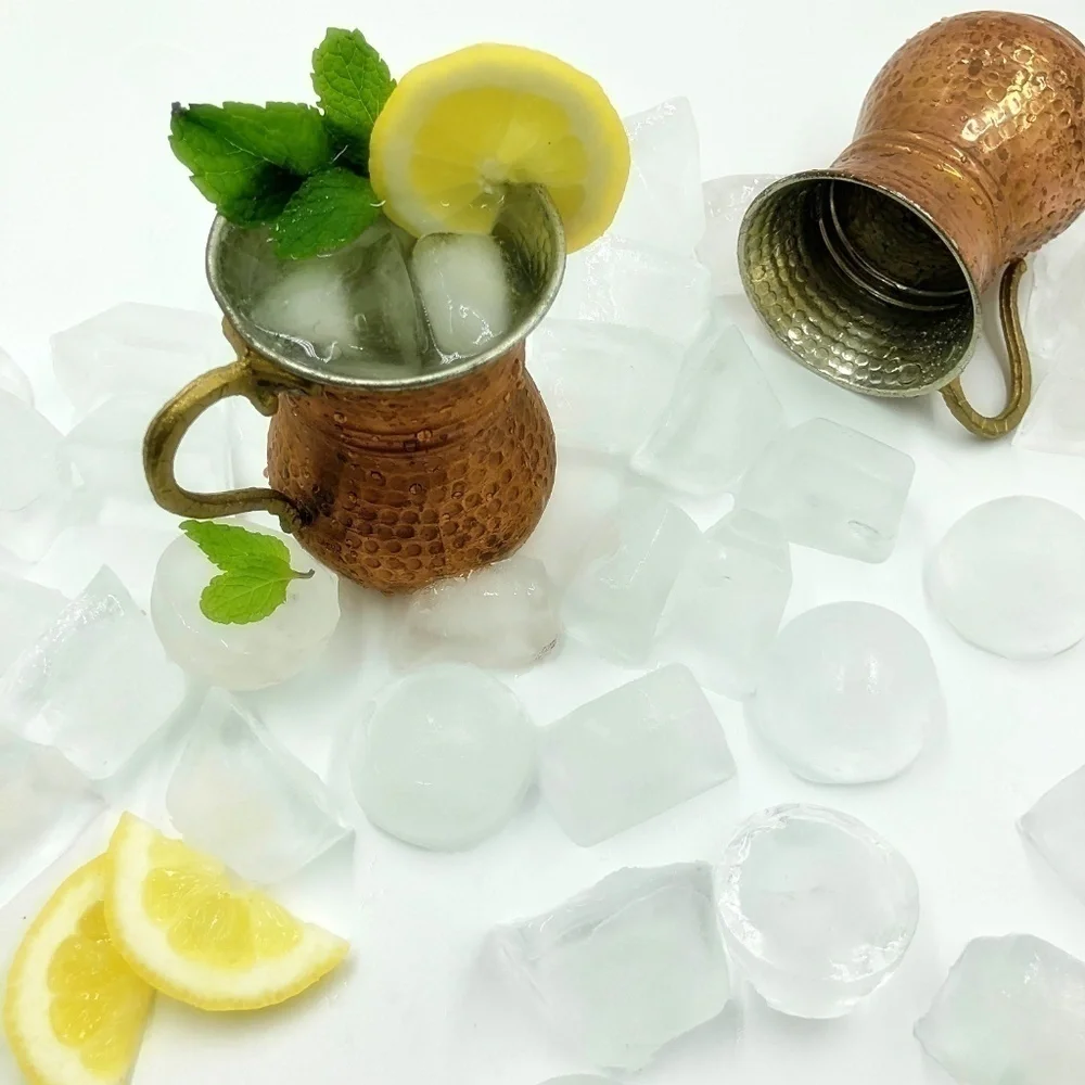 Hand Hammered Pure Copper Mug Set of 4 Moscow Mule Pool Outside Dinner Party